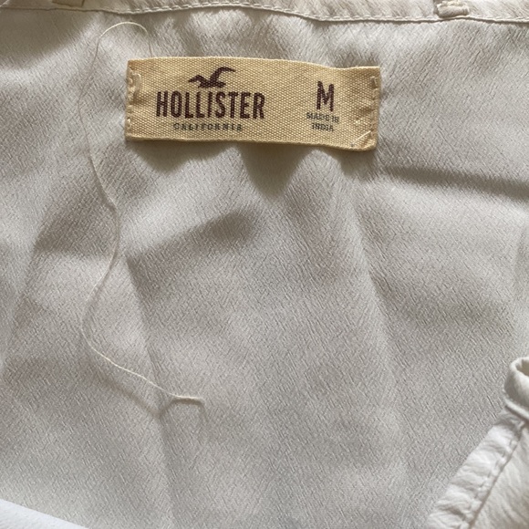 Hollister White Blouse M - Picture 2 of 3